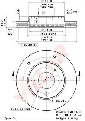 Disc frana