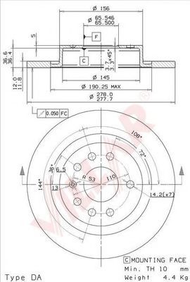 Disc frana