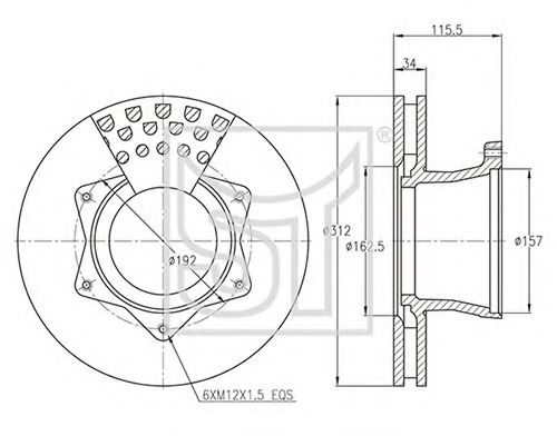 Disc frana