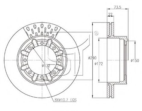 Disc frana