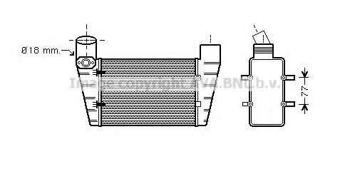 Intercooler, compresor