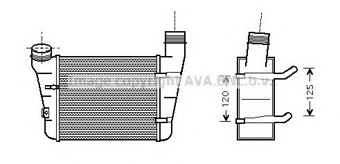 Intercooler, compresor