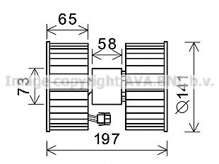 Electromotor, ventilatie interioara