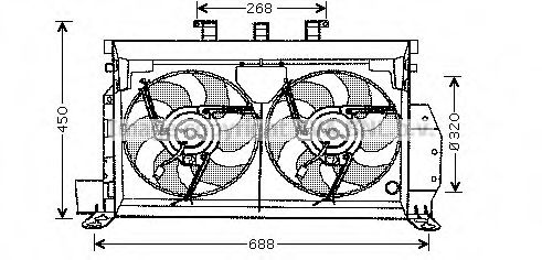 Ventilator, radiator