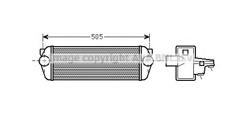 Intercooler, compresor