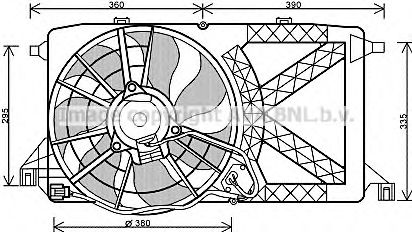Ventilator, radiator