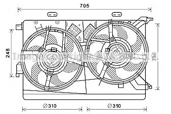 Ventilator, radiator