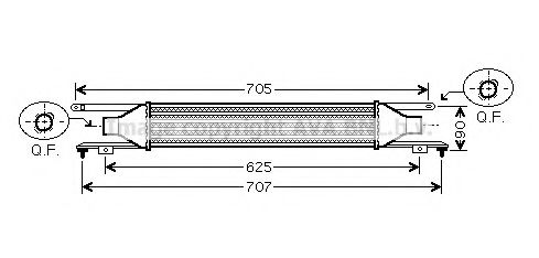 Intercooler, compresor