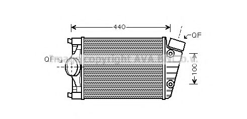 Intercooler, compresor