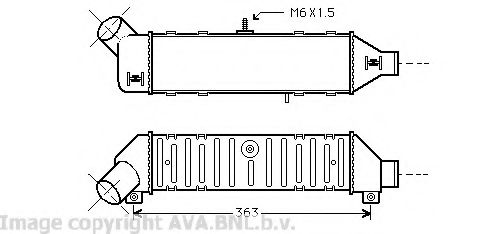Intercooler, compresor