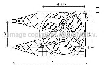 Ventilator, radiator