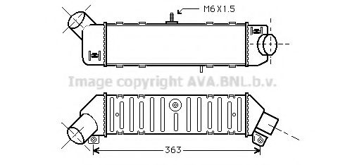 Intercooler, compresor