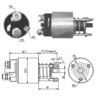 Solenoid, electromotor