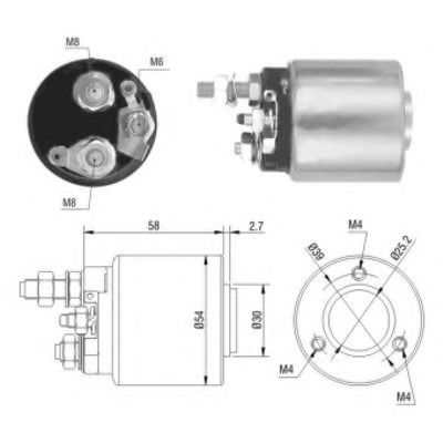 Solenoid, electromotor