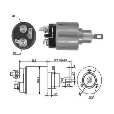 Solenoid, electromotor
