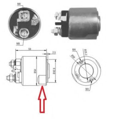 Solenoid, electromotor
