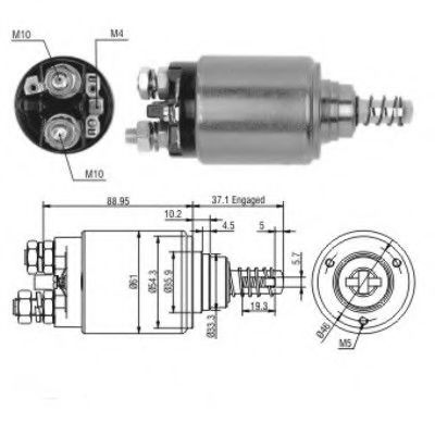Solenoid, electromotor