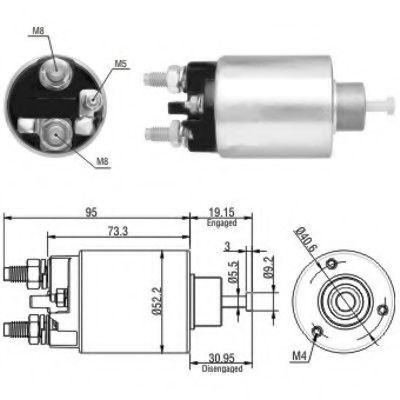 Solenoid, electromotor