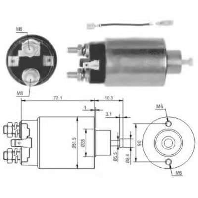 Solenoid, electromotor