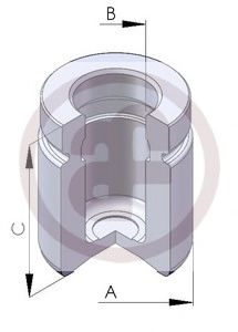 Piston, etrier frana