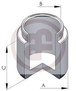 Piston, etrier frana