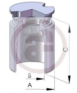 Piston, etrier frana