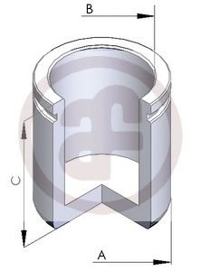 Piston, etrier frana