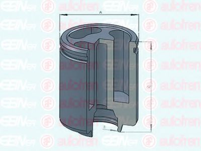 Piston, etrier frana