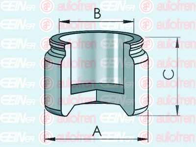 Piston, etrier frana