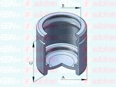 Piston, etrier frana