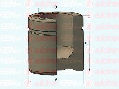 Piston, etrier frana