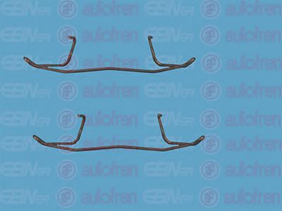 Set accesorii, placute frana