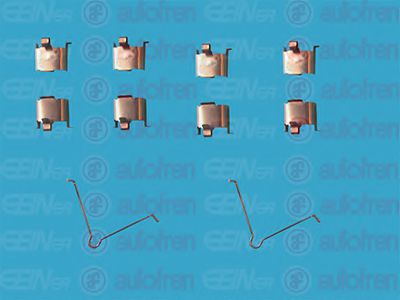 Set accesorii, placute frana