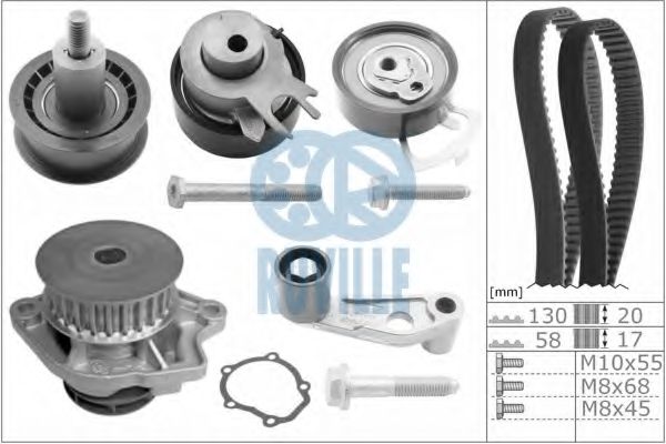 Set pompa apa + curea dintata