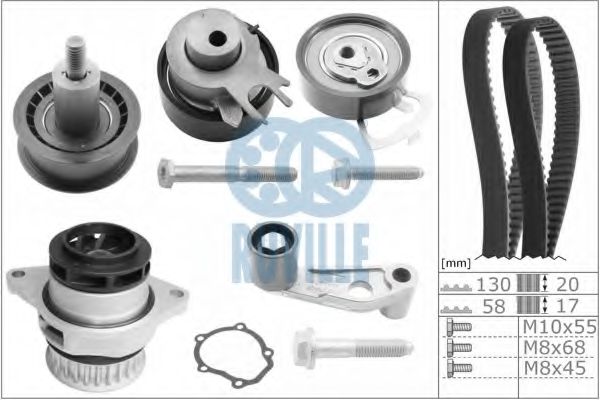 Set pompa apa + curea dintata