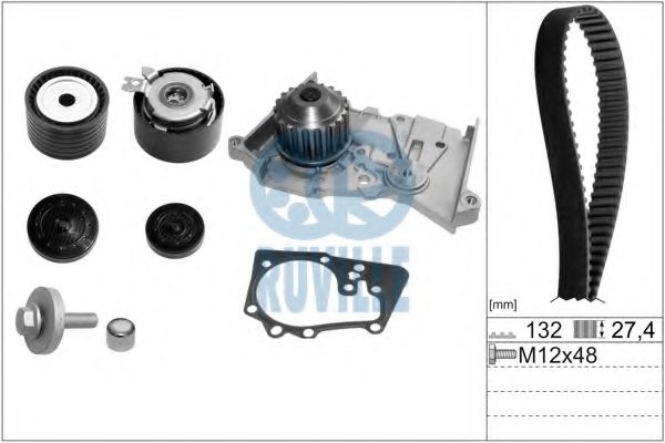 Set pompa apa + curea dintata