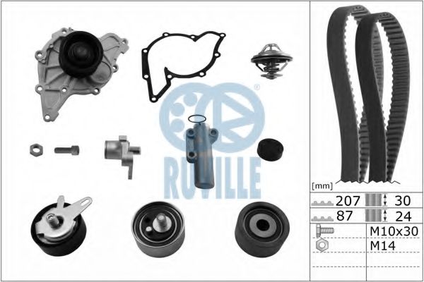 Set pompa apa + curea dintata