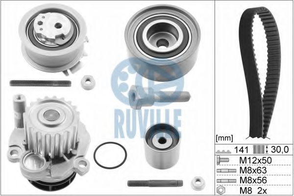 Set pompa apa + curea dintata