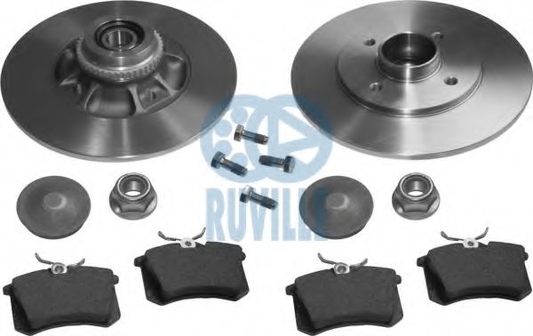 Set frana, frana disc