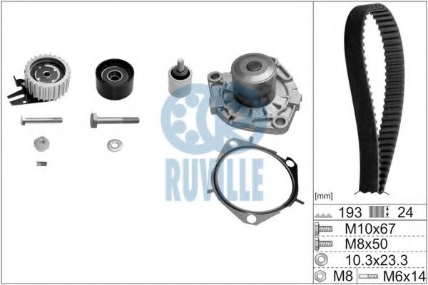 Set pompa apa + curea dintata