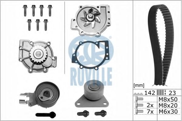 Set pompa apa + curea dintata