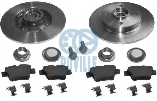 Set frana, frana disc