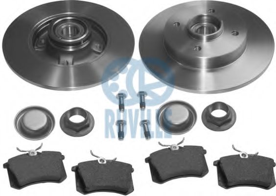 Set frana, frana disc