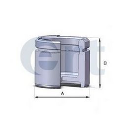 Piston, etrier frana