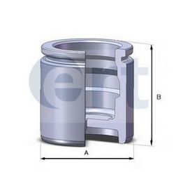 Piston, etrier frana