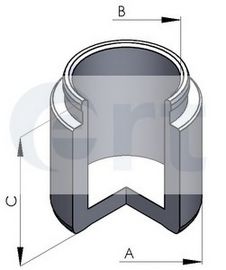 Piston, etrier frana