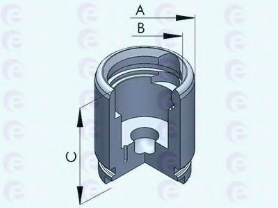 Piston, etrier frana