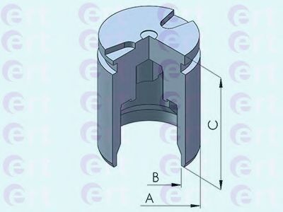 Piston, etrier frana