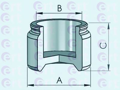 Piston, etrier frana