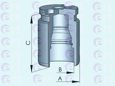 Piston, etrier frana